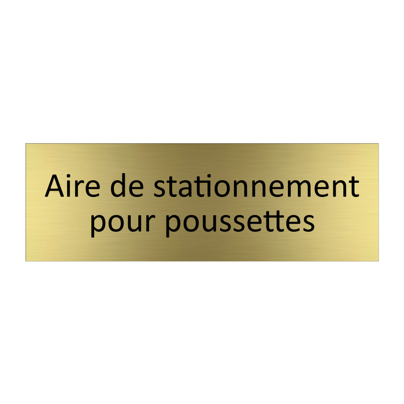 Aire de stationnement pour poussettes