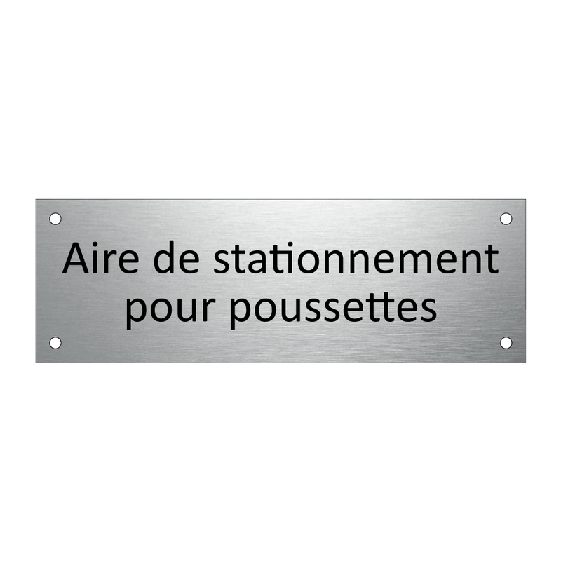 Aire de stationnement pour poussettes