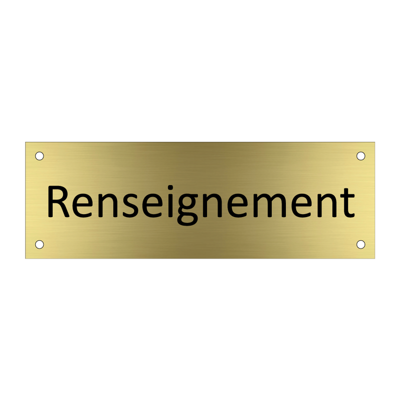 Renseignement