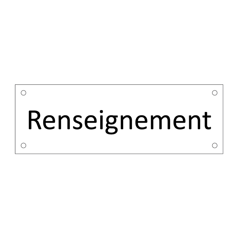 Renseignement