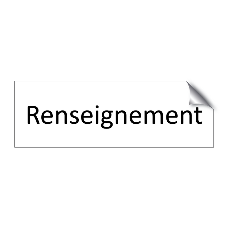 Renseignement