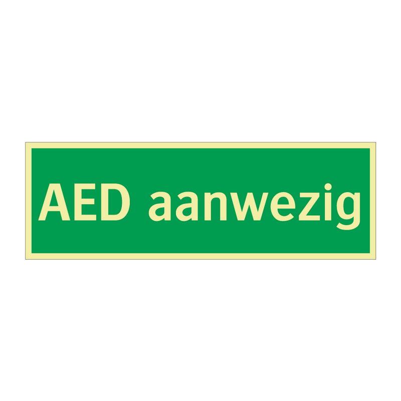 AED aanwezig