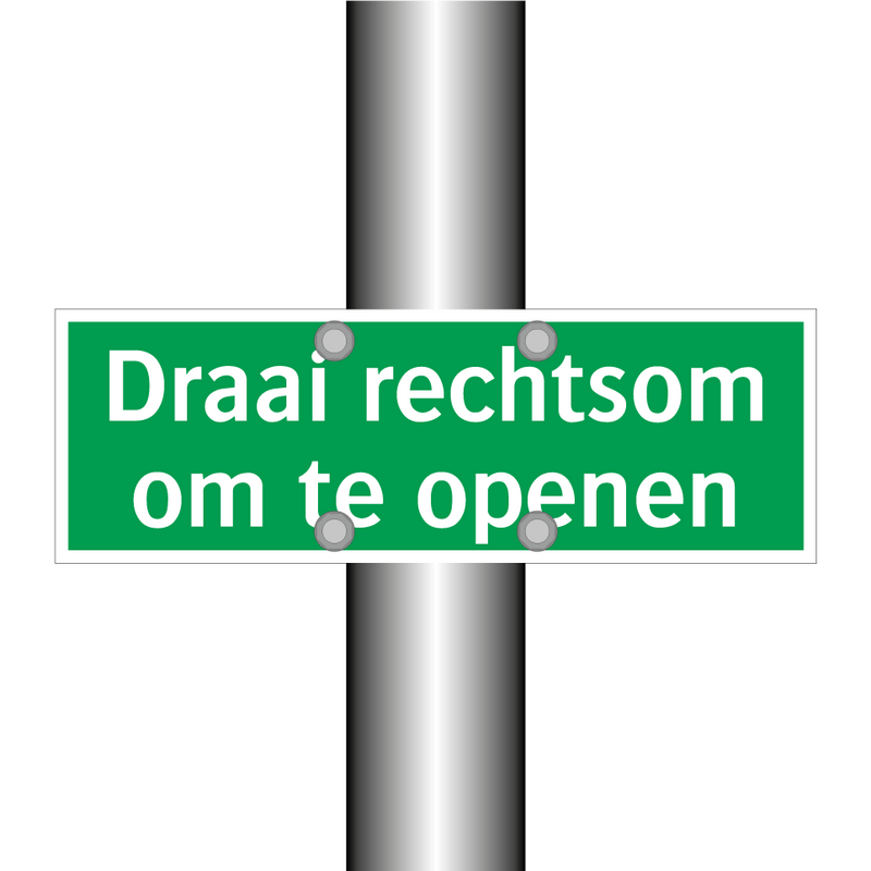 Draai rechtsom om te openen & Draai rechtsom om te openen & Draai rechtsom om te openen