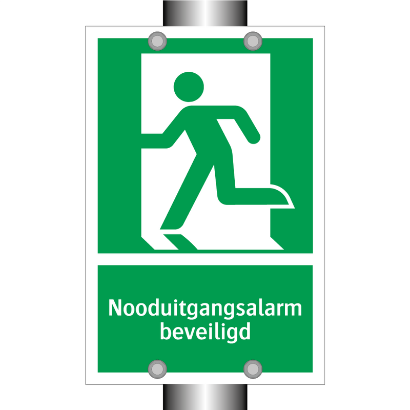 Nooduitgangsalarm beveiligd & Nooduitgangsalarm beveiligd & Nooduitgangsalarm beveiligd