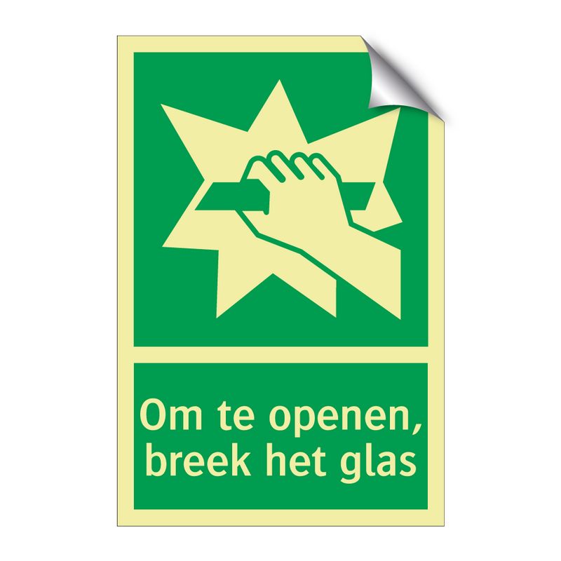 Om te openen, breek het glas & Om te openen, breek het glas & Om te openen, breek het glas