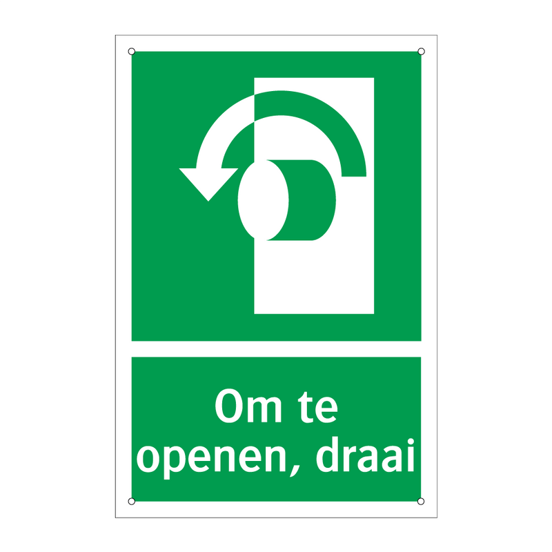 Om te openen, draai & Om te openen, draai & Om te openen, draai & Om te openen, draai