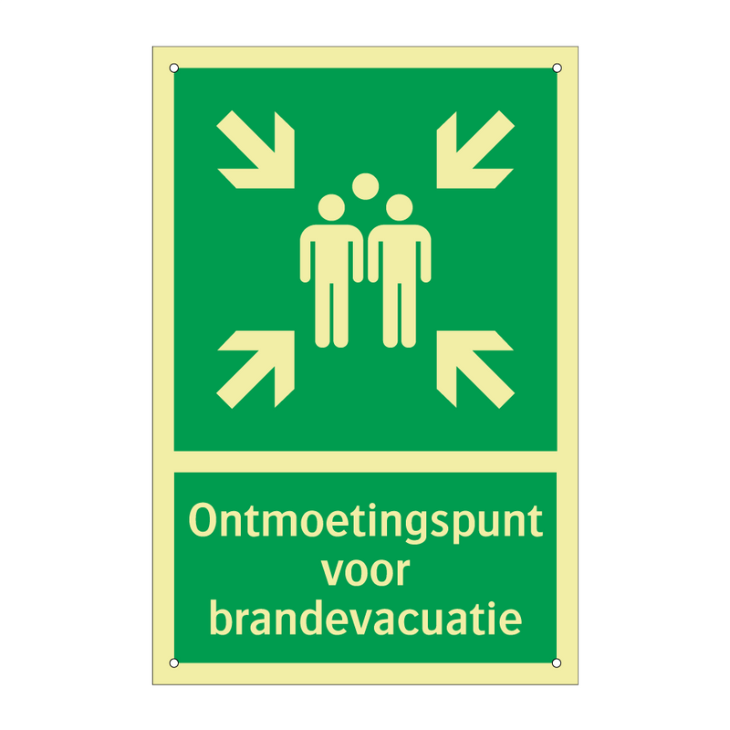 Ontmoetingspunt voor brandevacuatie & Ontmoetingspunt voor brandevacuatie