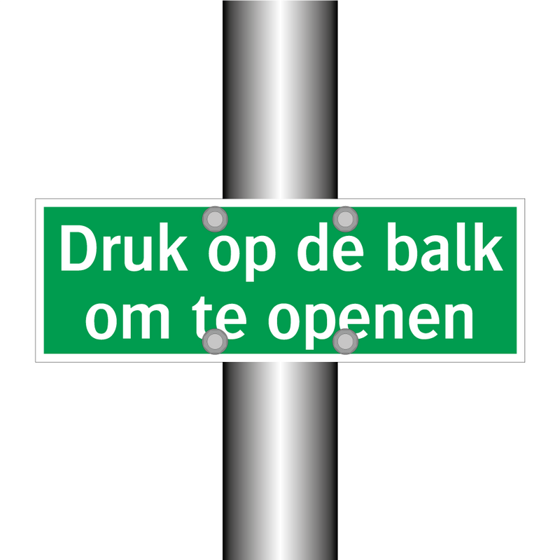 Druk op de balk om te openen