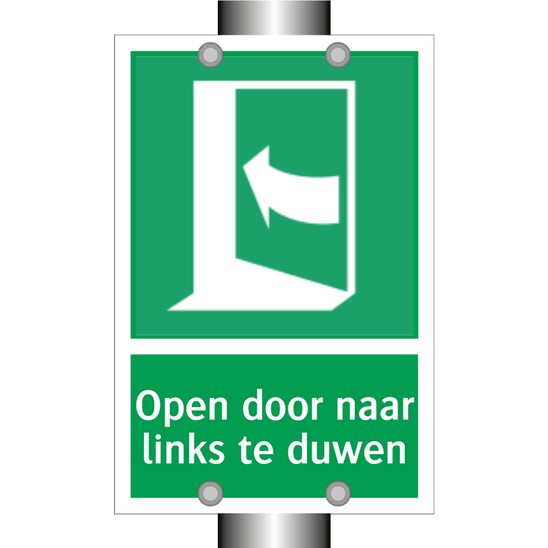 Open door naar links te duwen & Open door naar links te duwen & Open door naar links te duwen