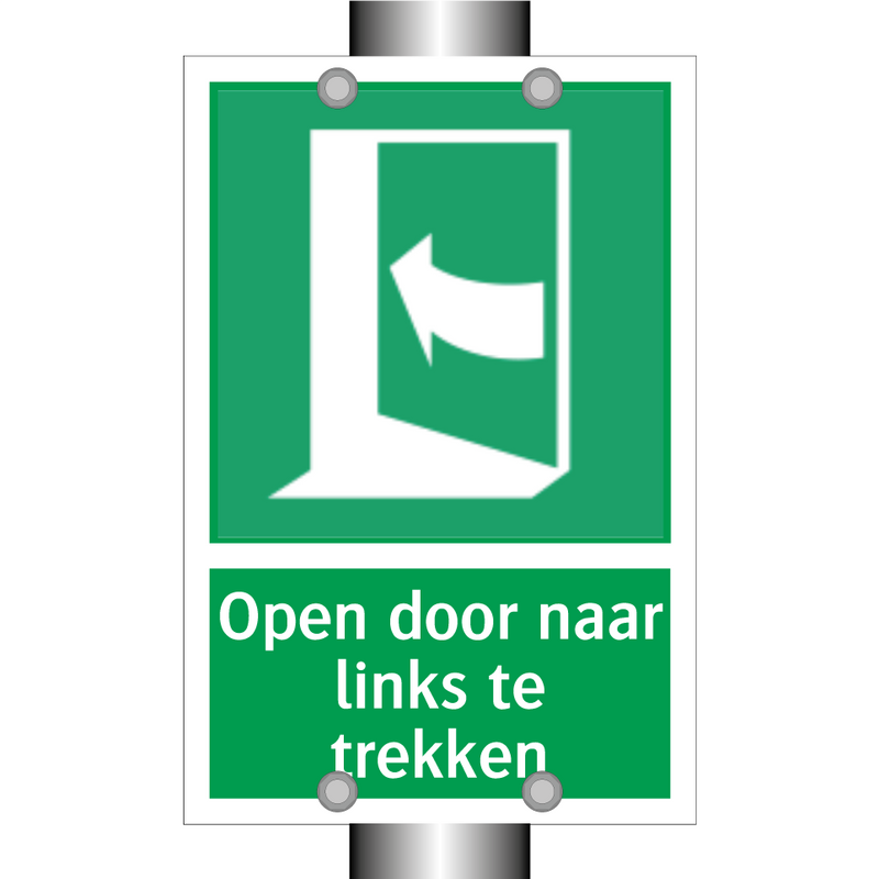 Open door naar links te trekken & Open door naar links te trekken & Open door naar links te trekken