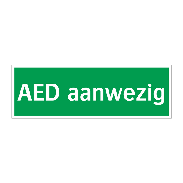 AED aanwezig