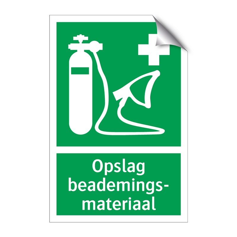 Opslag beademings- materiaal & Opslag beademings- materiaal & Opslag beademings- materiaal