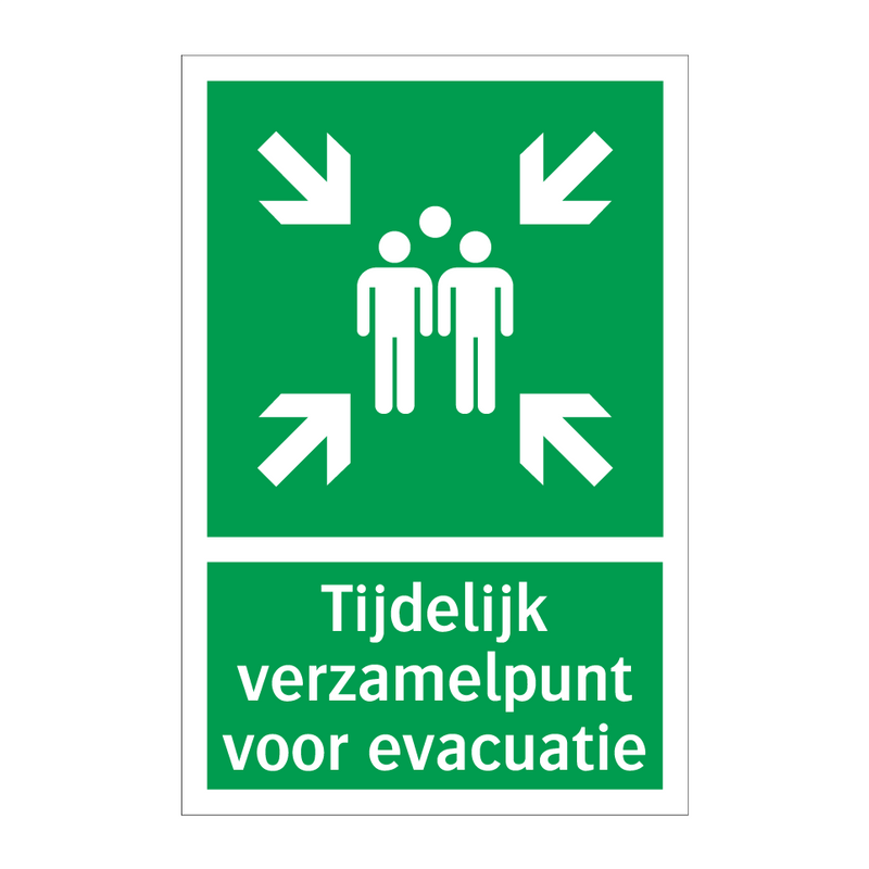 Tijdelijk verzamelpunt voor evacuatie & Tijdelijk verzamelpunt voor evacuatie