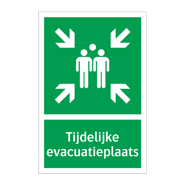 Tijdelijke evacuatieplaats & Tijdelijke evacuatieplaats & Tijdelijke evacuatieplaats