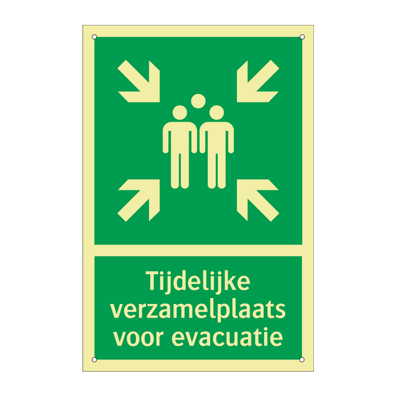 Tijdelijke verzamelplaats voor evacuatie & Tijdelijke verzamelplaats voor evacuatie