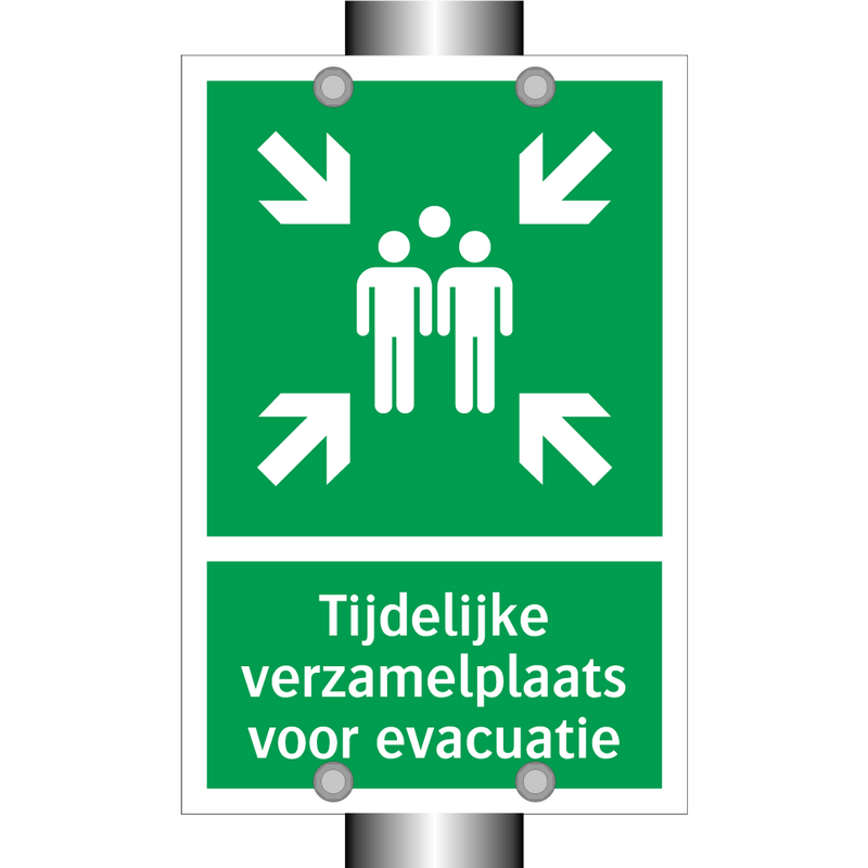 Tijdelijke verzamelplaats voor evacuatie & Tijdelijke verzamelplaats voor evacuatie