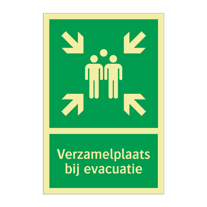 Verzamelplaats bij evacuatie & Verzamelplaats bij evacuatie & Verzamelplaats bij evacuatie