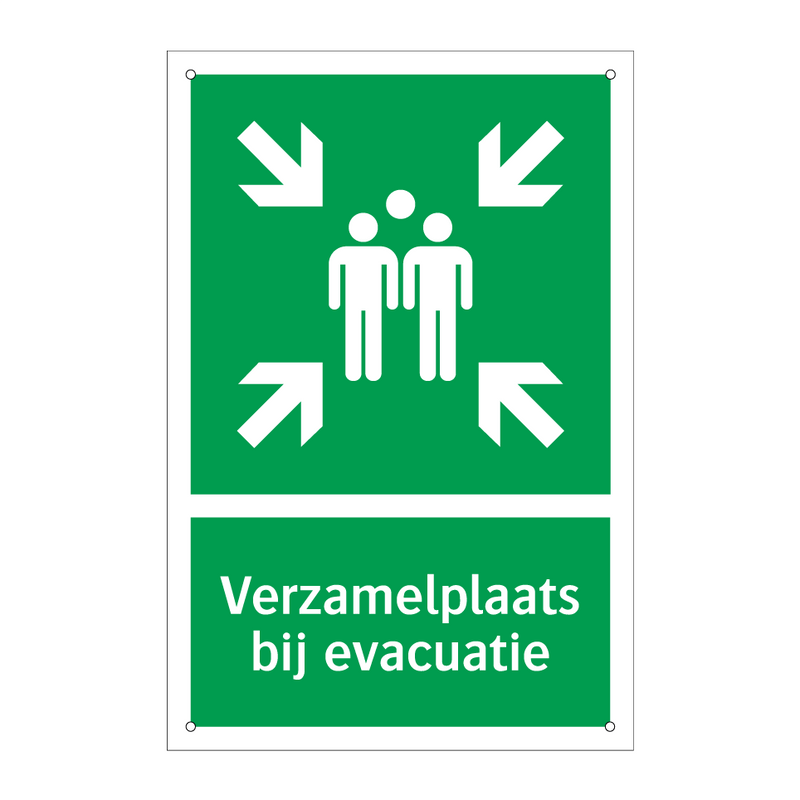 Verzamelplaats bij evacuatie & Verzamelplaats bij evacuatie & Verzamelplaats bij evacuatie