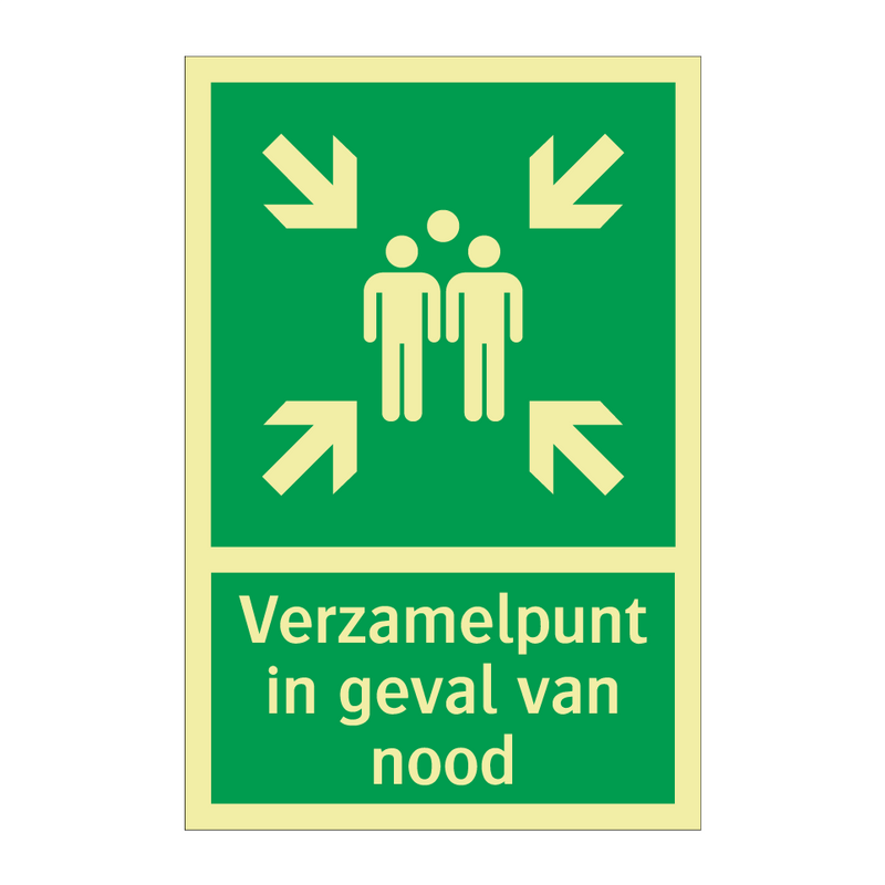 Verzamelpunt in geval van nood & Verzamelpunt in geval van nood & Verzamelpunt in geval van nood