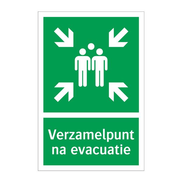 Verzamelpunt na evacuatie & Verzamelpunt na evacuatie & Verzamelpunt na evacuatie