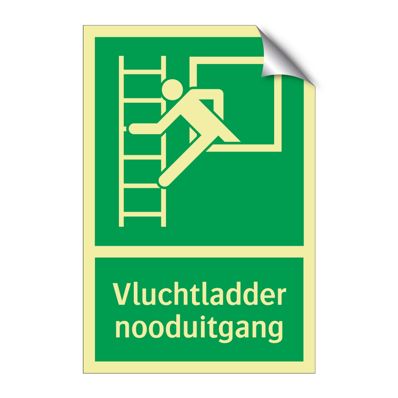 Vluchtladder nooduitgang & Vluchtladder nooduitgang & Vluchtladder nooduitgang