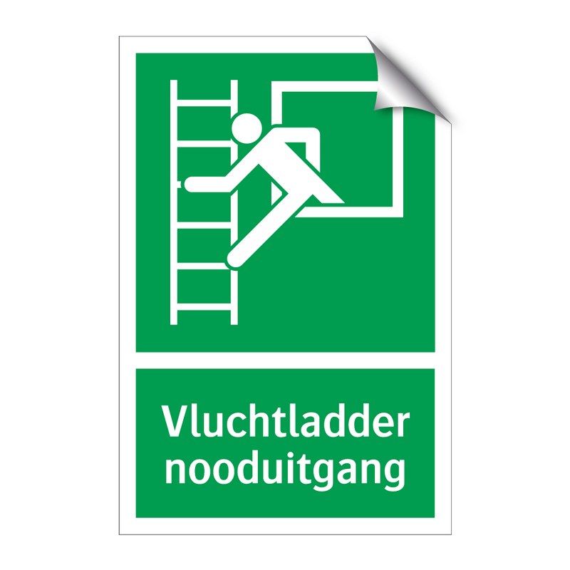 Vluchtladder nooduitgang & Vluchtladder nooduitgang & Vluchtladder nooduitgang