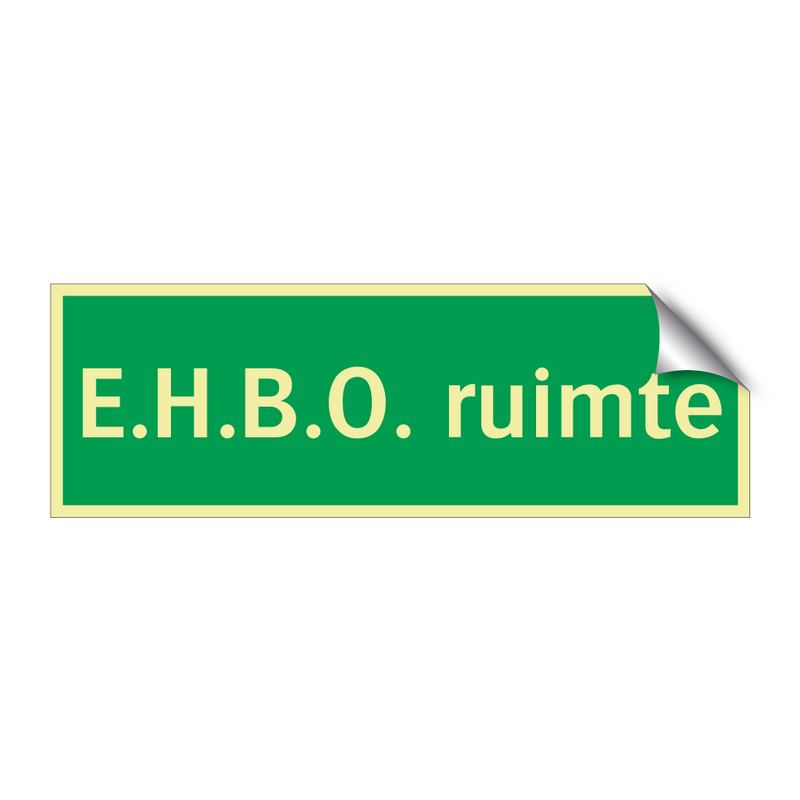 E.H.B.O. ruimte