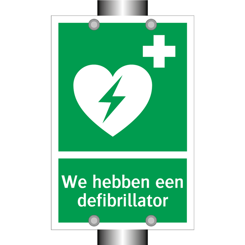 We hebben een defibrillator & We hebben een defibrillator & We hebben een defibrillator