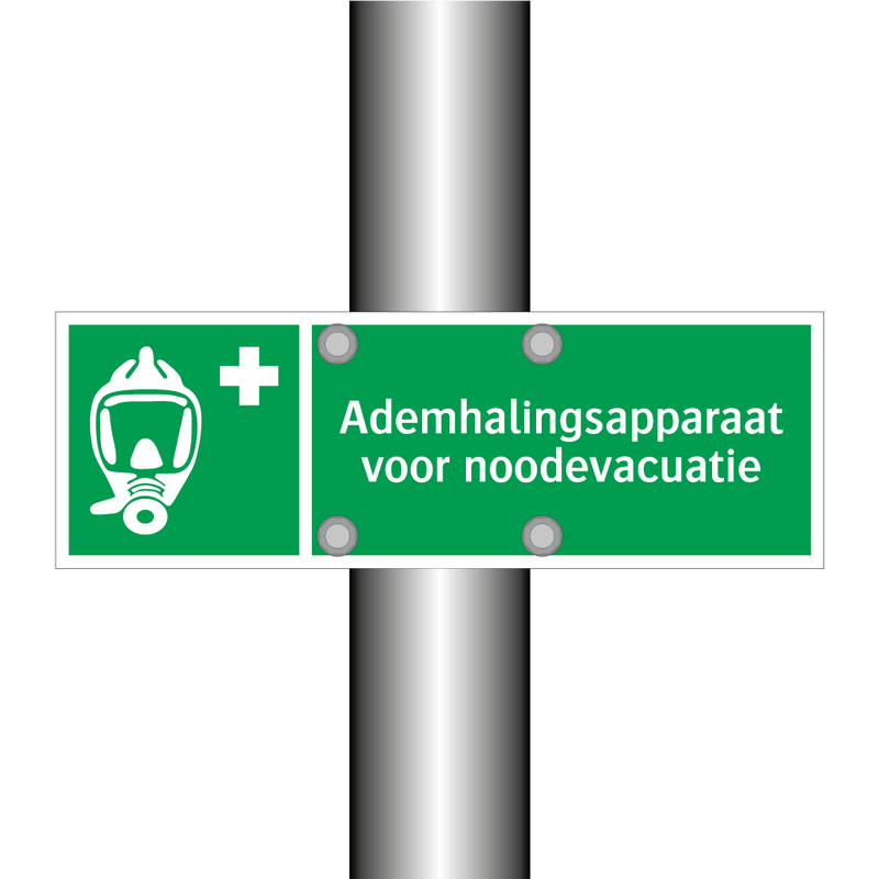 Ademhalingsapparaat voor noodevacuatie