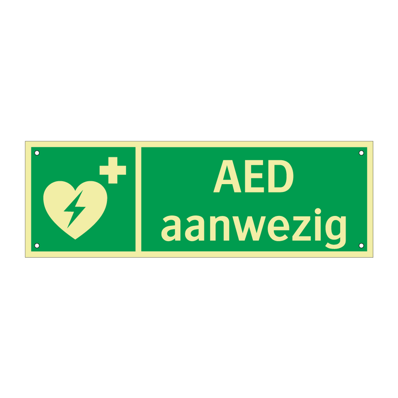 AED aanwezig