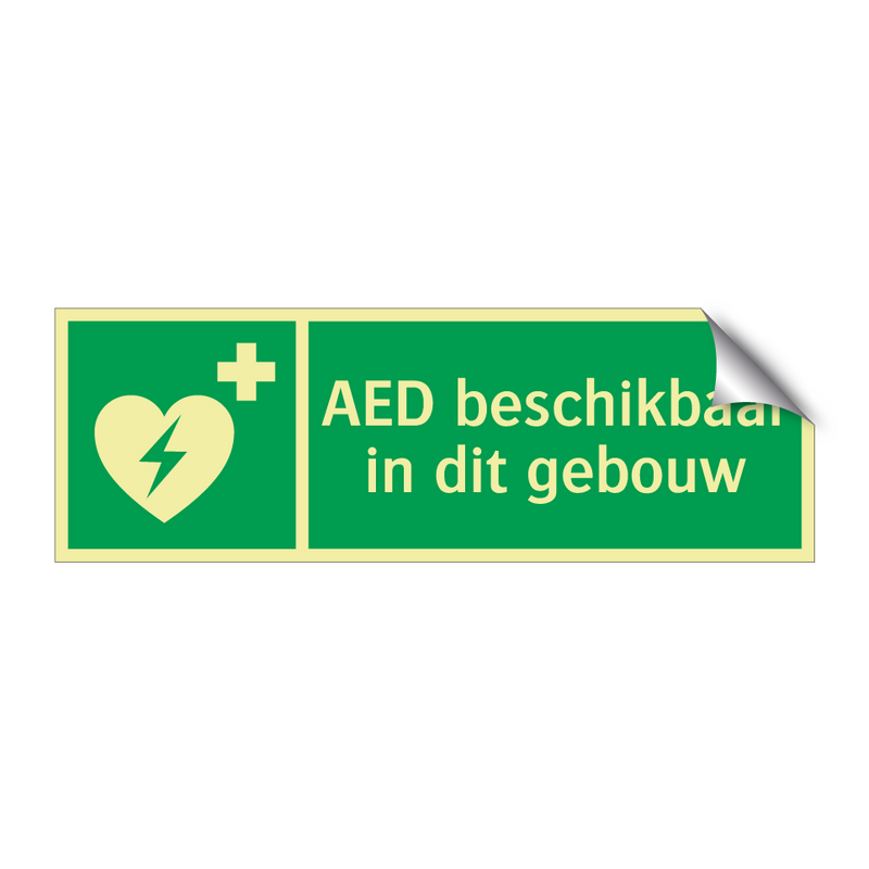 AED beschikbaar in dit gebouw & AED beschikbaar in dit gebouw & AED beschikbaar in dit gebouw