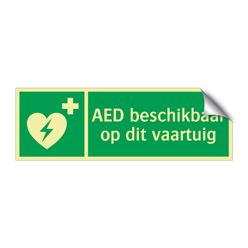 AED beschikbaar op dit vaartuig