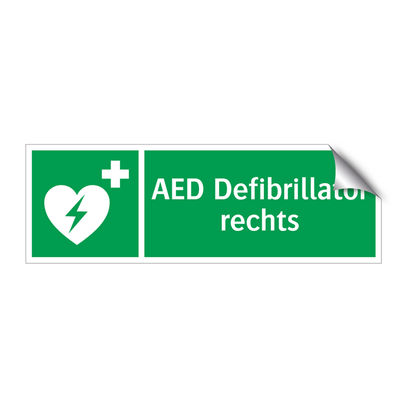 AED Defibrillator rechts