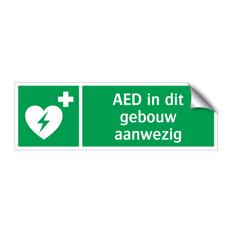 AED in dit gebouw aanwezig