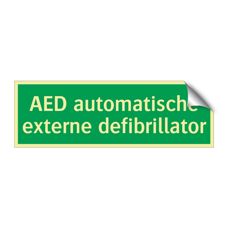 AED automatische externe defibrillator