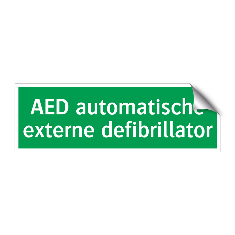 AED automatische externe defibrillator