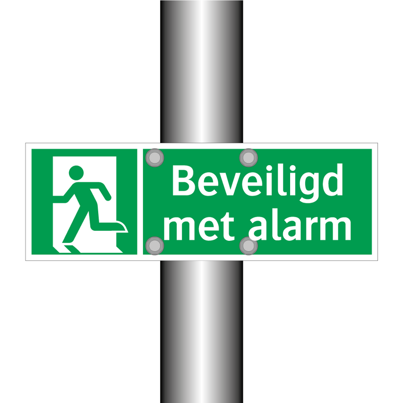 Beveiligd met alarm