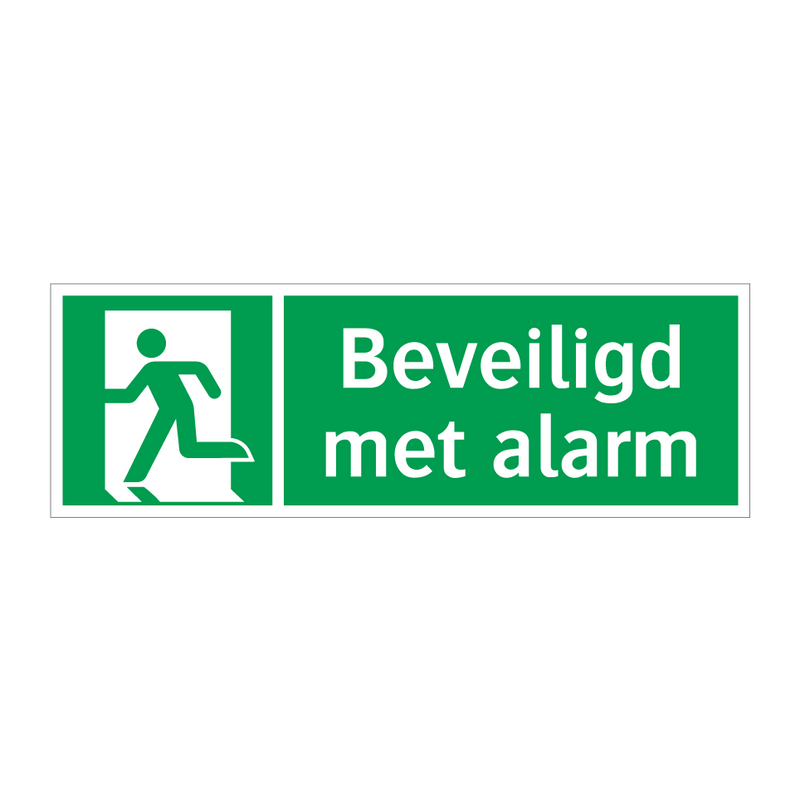 Beveiligd met alarm