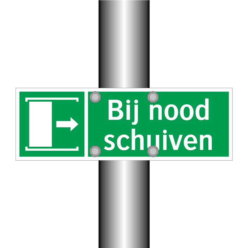 Bij nood schuiven