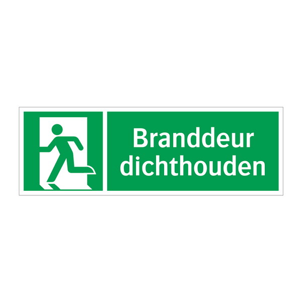 Branddeur dichthouden