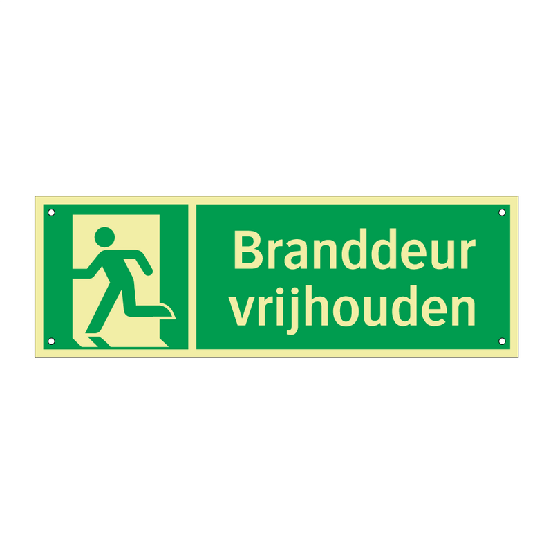 Branddeur vrijhouden