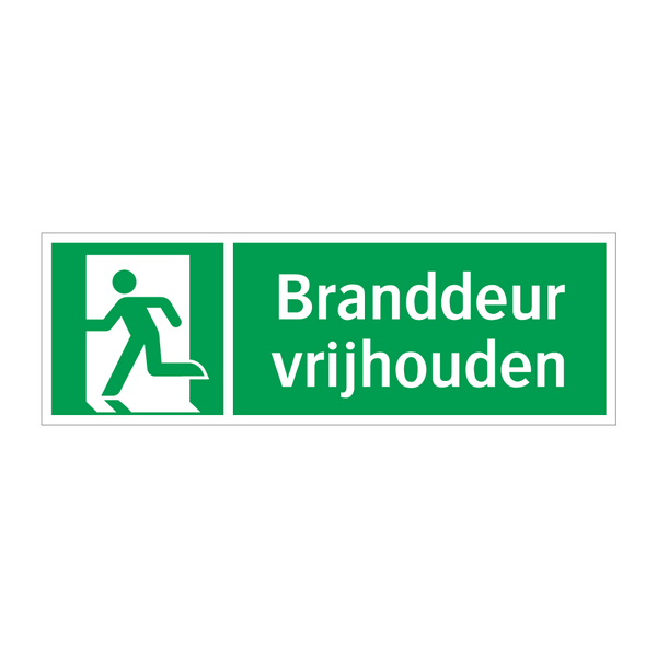 Branddeur vrijhouden