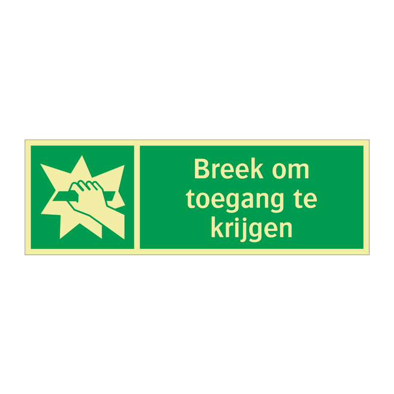 Breek om toegang te krijgen