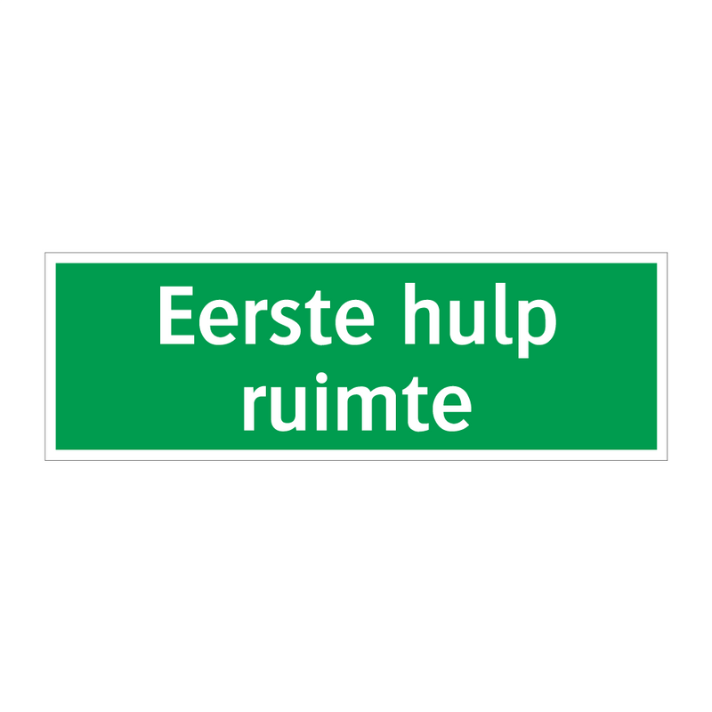 Eerste hulp ruimte