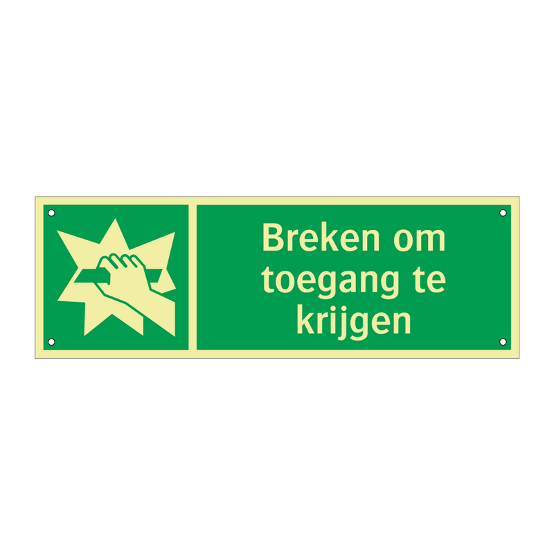 Breken om toegang te krijgen