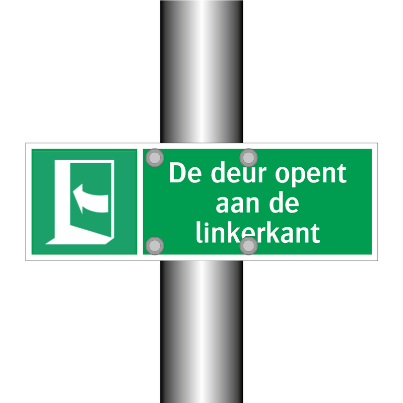 De deur opent aan de linkerkant