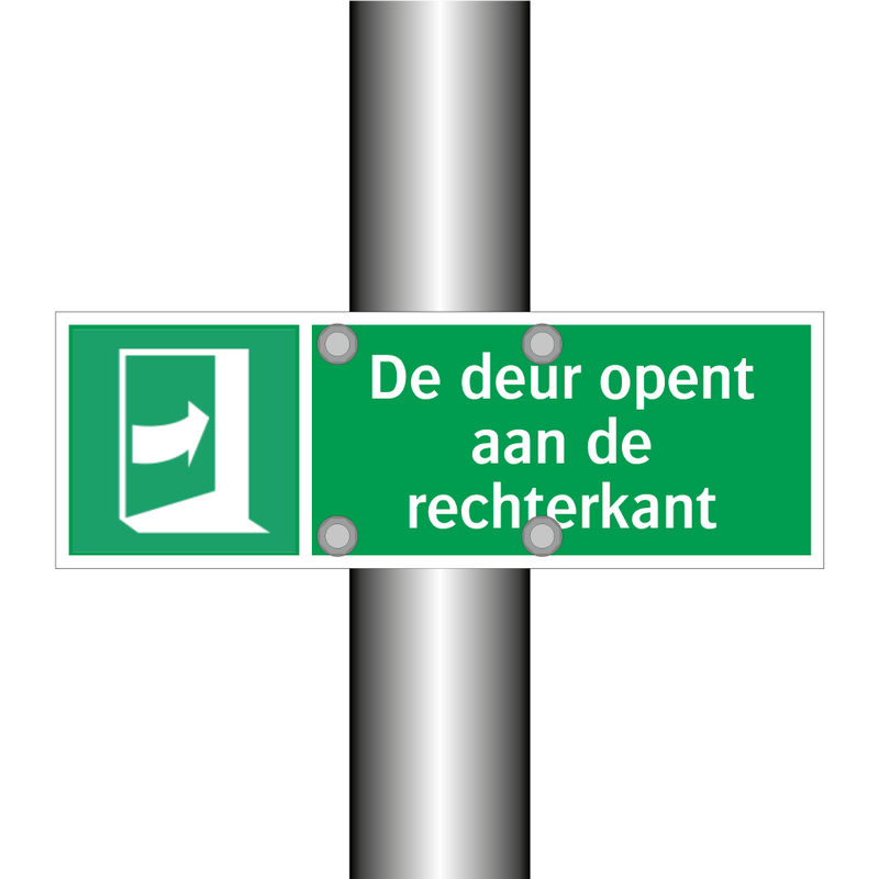 De deur opent aan de rechterkant