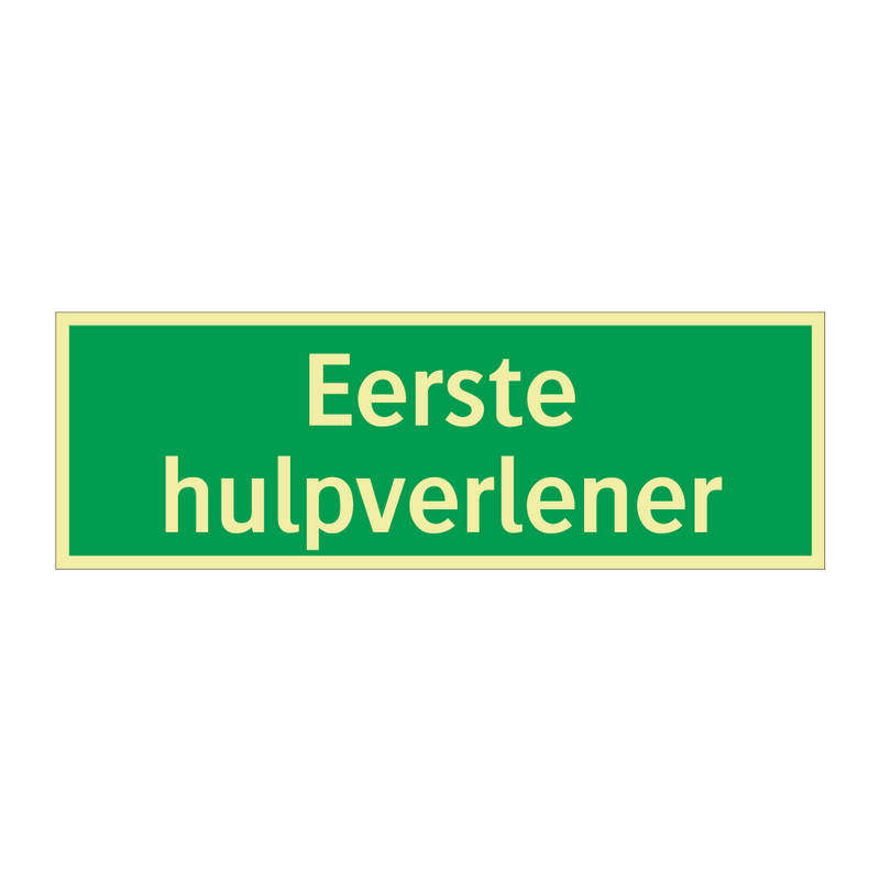 Eerste hulpverlener