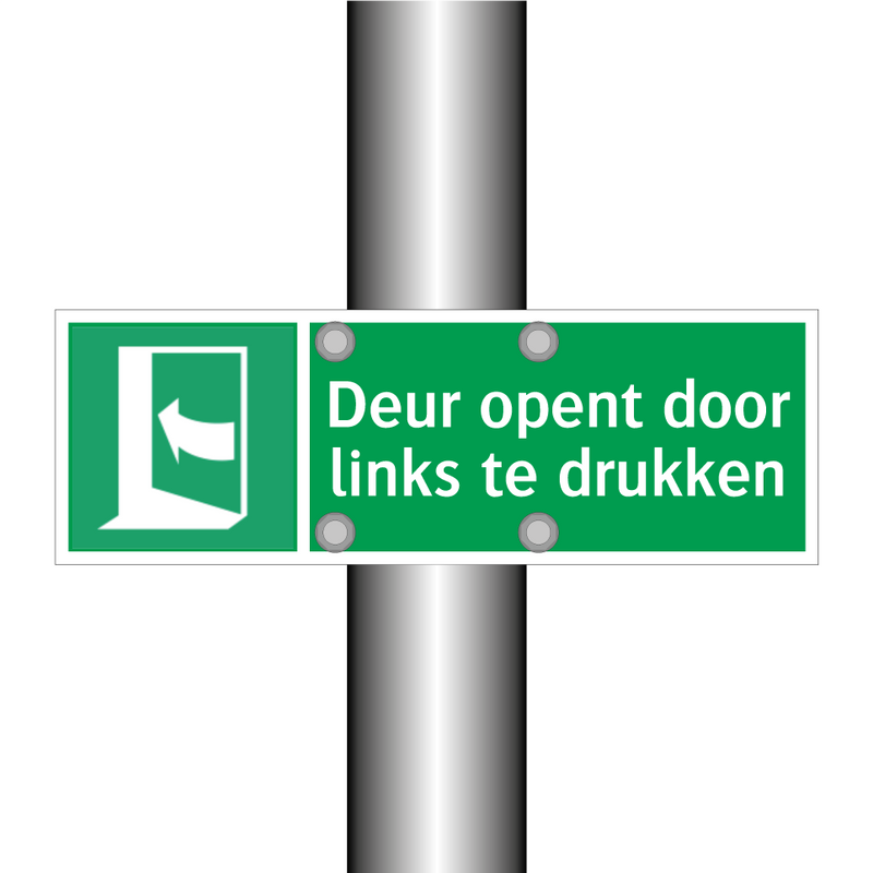 Deur opent door links te drukken