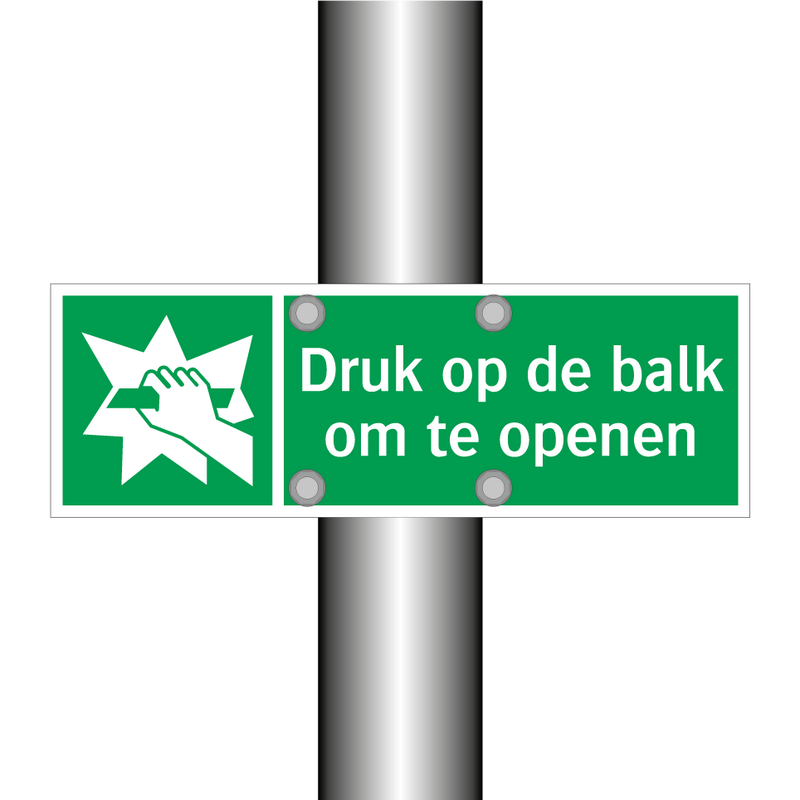 Druk op de balk om te openen